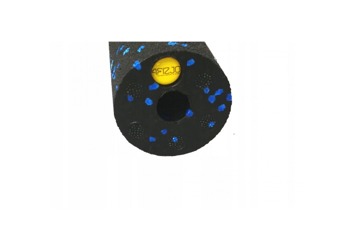 Масажний ролик 4FIZJO Mini Foam Roller 15 x 5.3 см (валик, роллер) Black/Blue (P-5907222931943)