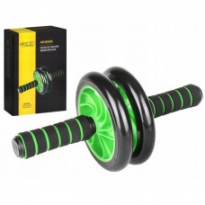 Ролик (гімнастичне колесо) для преса 4FIZJO Ab Wheel Black/Green (P-5907222931523)