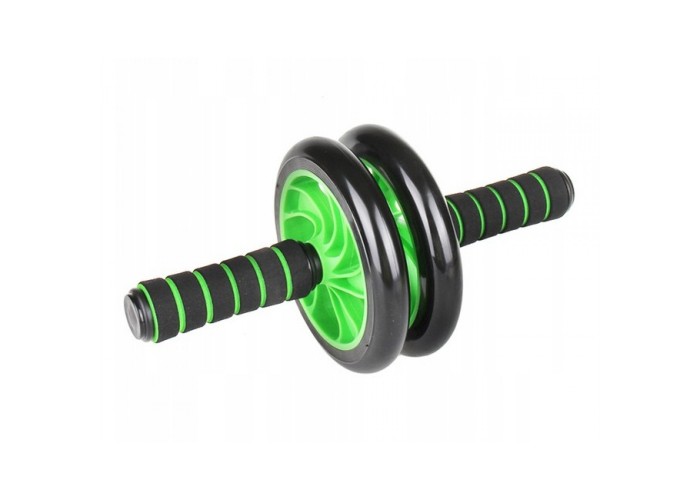 Ролик (гімнастичне колесо) для преса 4FIZJO Ab Wheel Black/Green (P-5907222931523)