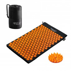 Килимок акупунктурний 4FIZJO Classic Mat Аплікатор Кузнєцова Black/Orange (P-5907222931738)