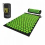 Килимок акупунктурний з валиком 4FIZJO Classic Mat Аплікатор Кузнєцова Black/Green (P-5907222931745)