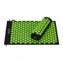 Килимок акупунктурний з валиком 4FIZJO Classic Mat Аплікатор Кузнєцова Black/Green (P-5907222931745)
