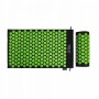 Килимок акупунктурний з валиком 4FIZJO Classic Mat Аплікатор Кузнєцова Black/Green (P-5907222931745)