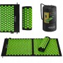 Килимок акупунктурний з валиком 4FIZJO Classic Mat XL Аплікатор Кузнєцова Black/Green (P-5907222931769)