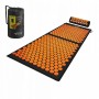 Килимок акупунктурний з валиком 4FIZJO Classic Mat XL Аплікатор Кузнєцова Black/Orange (P-5907222931776)