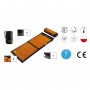 Килимок акупунктурний з валиком 4FIZJO Classic Mat XL Аплікатор Кузнєцова Black/Orange (P-5907222931776)