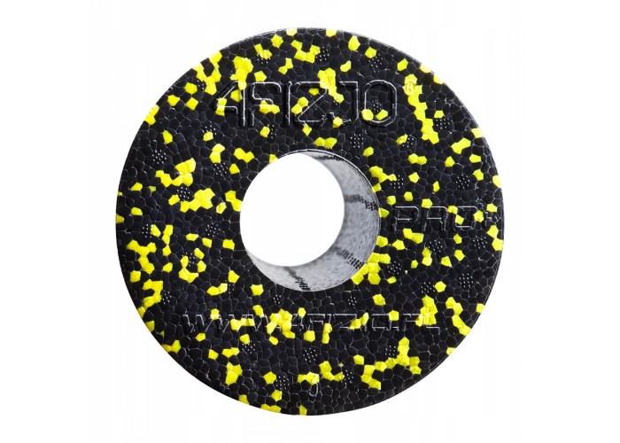 Масажний ролик 4FIZJO EPP PRO+ 33 x 14 см (валик, роллер) гладкий Black/Yellow (P-5907222931431)