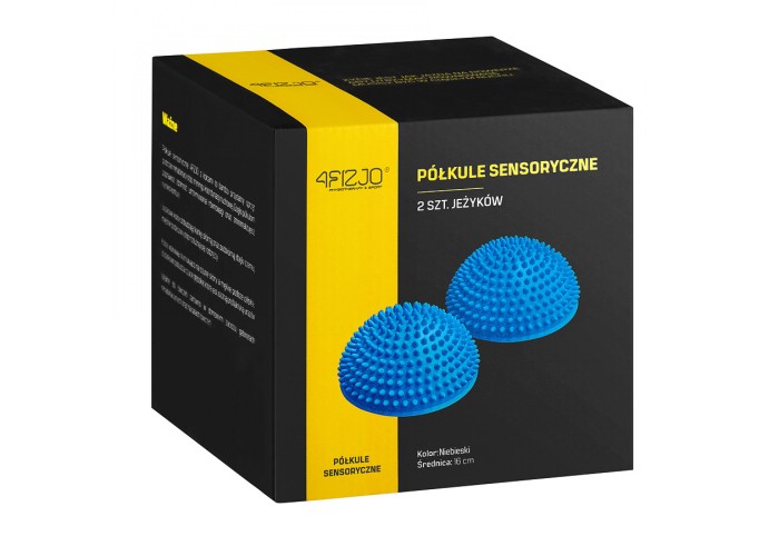 Півсфера масажна балансувальна 4FIZJO Balance Pad 16 см 2 шт масажер для ніг, стоп Blue (P-5907739310491)
