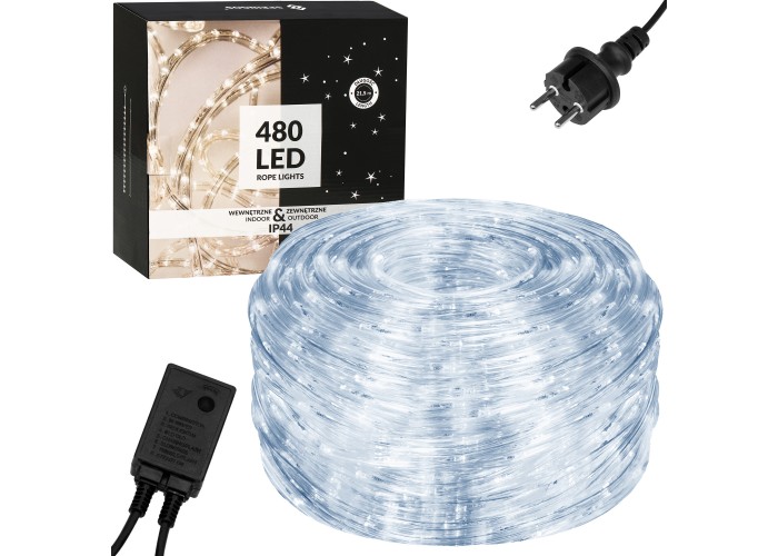 Гірлянда дюралайт вулична (зовнішня) Springos Rope Lights 20 м 480 LED CL1205 Cold White