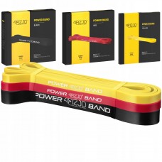 Еспандер-петля 4FIZJO Power Band 2-17 кг резина для фітнесу і спорту, набір 3 шт Mix (P-5907222931837)
