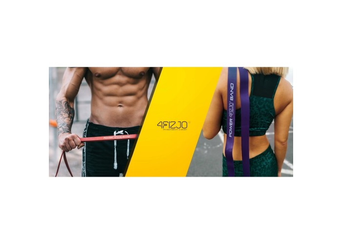 Еспандер-петля 4FIZJO Power Band 2-46 кг резина для фітнесу і спорту, набір 6 шт Mix (P-5907222931875)