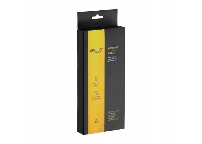 Резинка для фітнесу та спорту із тканини 4FIZJO Hip Band 10-15 кг Black/Yellow (P-5907739310309)