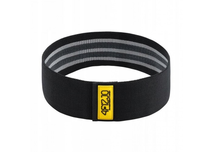 Резинка для фітнесу та спорту із тканини 4FIZJO Hip Band 25-30 кг Black/Grey (P-5907739310286)