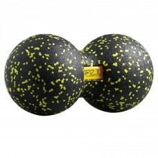 Масажний м'яч подвійний 4FIZJO EPP DuoBall 12 Black/Yellow (P-5907222931332)
