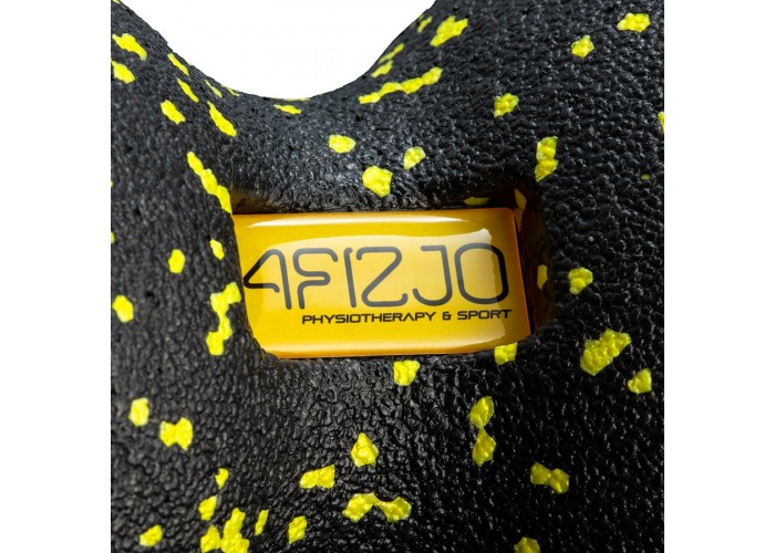 Масажний м'яч подвійний 4FIZJO EPP DuoBall 12 Black/Yellow (P-5907222931332)