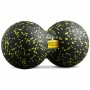Масажний м'яч подвійний 4FIZJO EPP DuoBall 12 Black/Yellow (P-5907222931332)