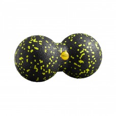 Масажний м'яч подвійний 4FIZJO EPP DuoBall 08 Black/Yellow (P-5907222931301)
