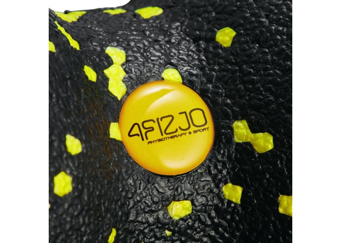 Масажний м'яч подвійний 4FIZJO EPP DuoBall 08 Black/Yellow (P-5907222931301)
