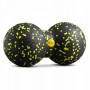 Масажний м'яч подвійний 4FIZJO EPP DuoBall 08 Black/Yellow (P-5907222931301)