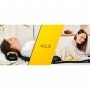 Килимок акупунктурний з валиком 4FIZJO Classic Mat Аплікатор Кузнєцова Black/Yellow (P-5907739310613)