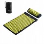 Килимок акупунктурний з валиком 4FIZJO Classic Mat Аплікатор Кузнєцова Black/Yellow (P-5907739310613)