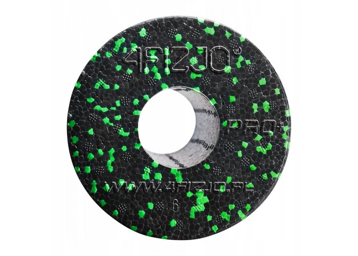 Масажний ролик 4FIZJO EPP PRO+ 45 x 14.5 см (валик, роллер) гладкий Black/Green (P-5907739310590)