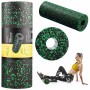 Масажний ролик 4FIZJO EPP PRO+ 45 x 14.5 см (валик, роллер) гладкий Black/Green (P-5907739310590)