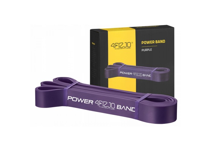 Еспандер-петля 4FIZJO Power Band 32 мм 17-26 кг резинка для фітнесу і спорту Violet (P-5907222931073)