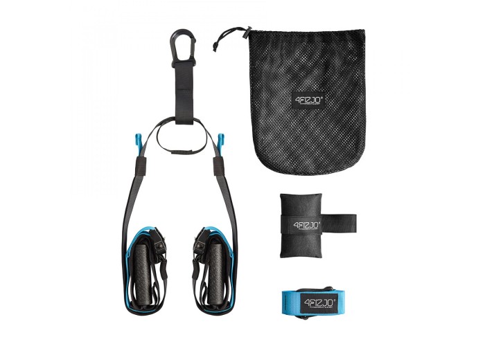 Петлі для функціонального тренінгу 4FIZJO TRX Black/Sky Blue (P-5907739311016)
