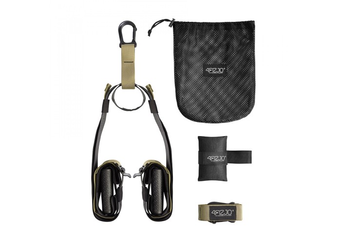 Петлі для функціонального тренінгу 4FIZJO TRX Black/Khaki (P-5907739311023)