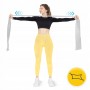 Стрічка-еспандер для спорту та реабілітації 4FIZJO Flat Band 200 х 15 cм 15-25 кг Silver (P-5907739310446)