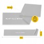 Стрічка-еспандер для спорту та реабілітації 4FIZJO Flat Band 200 х 15 cм 15-25 кг Silver (P-5907739310446)