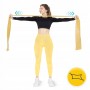 Стрічка-еспандер для спорту та реабілітації 4FIZJO Flat Band 200 х 15 cм 25-35 кг Gold (P-5907739310453)