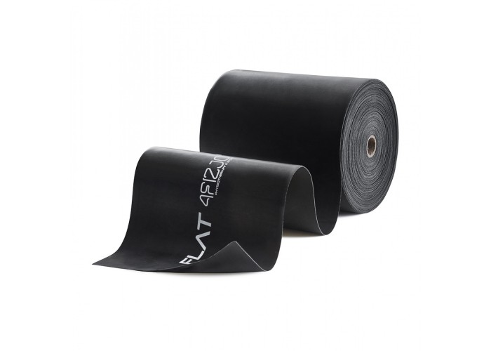 Стрічка-еспандер для спорту та реабілітації 4FIZJO Flat Band 30 м 12-15 кг Black (P-5907739311207)