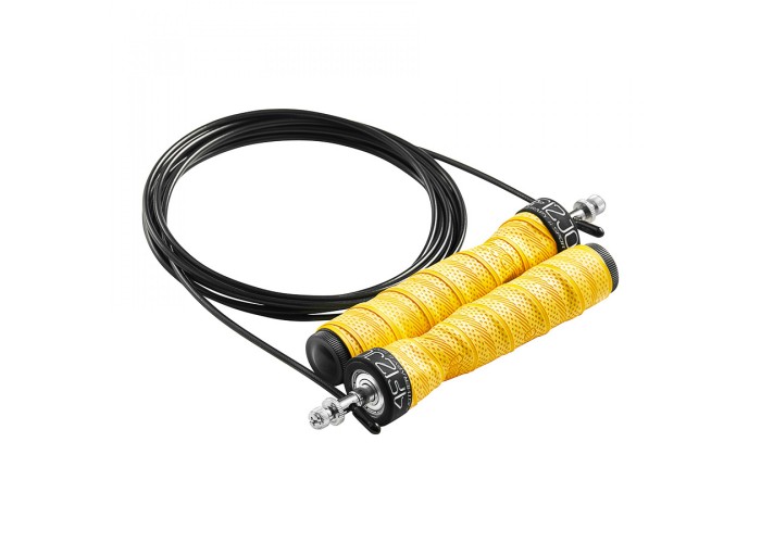Скакалка швидкісна для кросфіту 4FIZJO Speed Rope PRO+ Yellow (P-5907739311030)