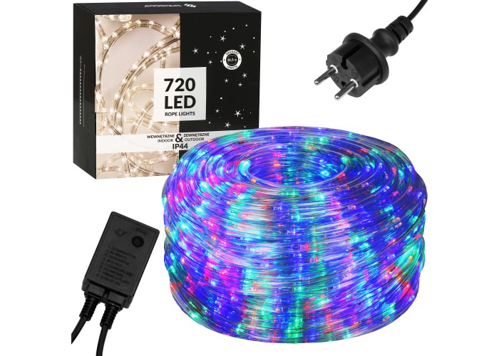 Гірлянда дюралайт вулична (зовнішня) Springos Rope Lights 30 м 720 LED CL1209 Mix