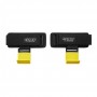 Гачки для перекладини та тяги 4FIZJO Hooks Black/Yellow (P-5907739311078)