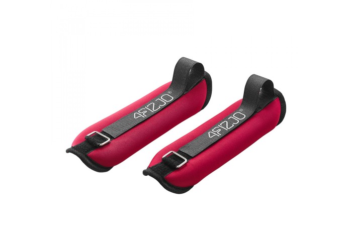 Обважнювачі-манжети для ніг та рук 4FIZJO 2 x 1 кг Black/Red (P-5907739311085)