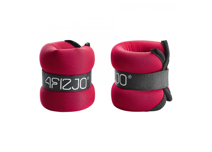Обважнювачі-манжети для ніг та рук 4FIZJO 2 x 1 кг Black/Red (P-5907739311085)
