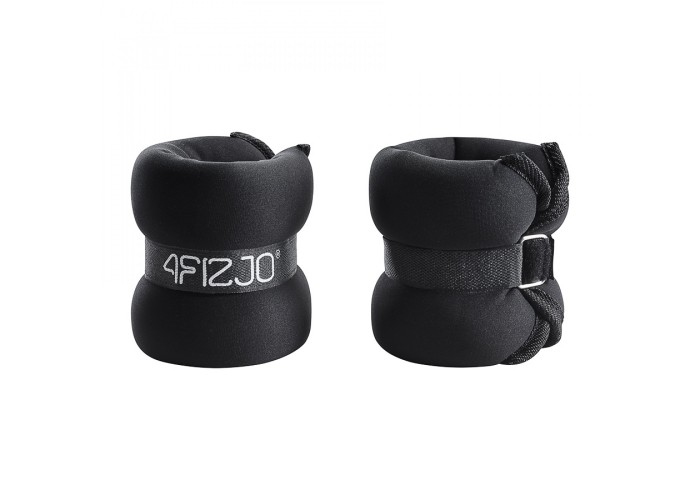 Обважнювачі-манжети для ніг та рук 4FIZJO 2 x 2 кг Black (P-5907739311108)