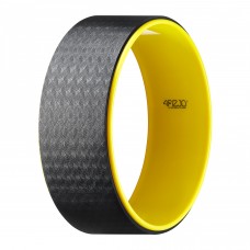 Колесо для йоги та фітнесу 4FIZJO Dharma XXL Black/Yellow (P-5907739310415)