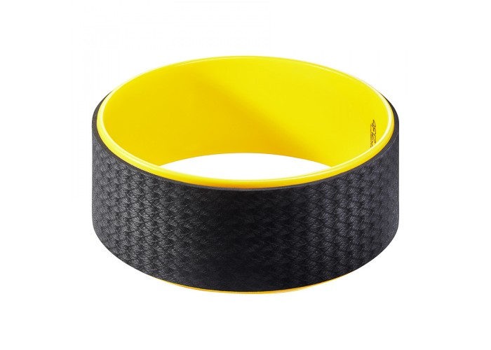 Колесо для йоги та фітнесу 4FIZJO Dharma XXL Black/Yellow (P-5907739310415)