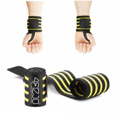 Бинти для зап'ясть (кистьові бинти) 4FIZJO Wrist Wraps Black/Yellow (P-5907739311061)