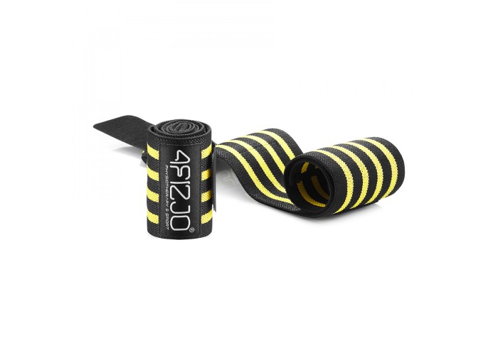 Бинти для зап'ясть (кистьові бинти) 4FIZJO Wrist Wraps Black/Yellow (P-5907739311061)