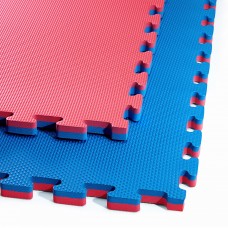Мат-пазл (ласточкин хвіст) 4FIZJO Mat Puzzle EVA 100 x 100 x 2 cм Blue/Red (P-5907739310002)