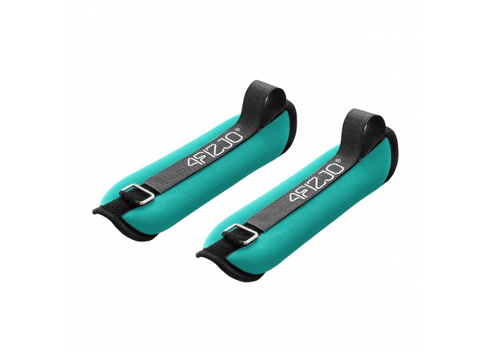 Обважнювачі-манжети для ніг та рук 4FIZJO 2 x 1.5 кг Black/Green (P-5907739311092)