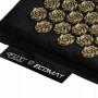 Килимок акупунктурний з подушкою 4FIZJO Eco Mat Аплікатор Кузнєцова Black/Gold (P-5907739311566)