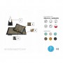 Килимок акупунктурний з подушкою 4FIZJO Eco Mat Аплікатор Кузнєцова Black/Gold (P-5907739311566)