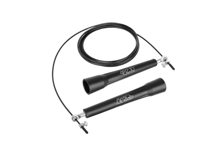 Скакалка швидкісна для кросфіту 4FIZJO Standard+ Black (P-5907739311528)