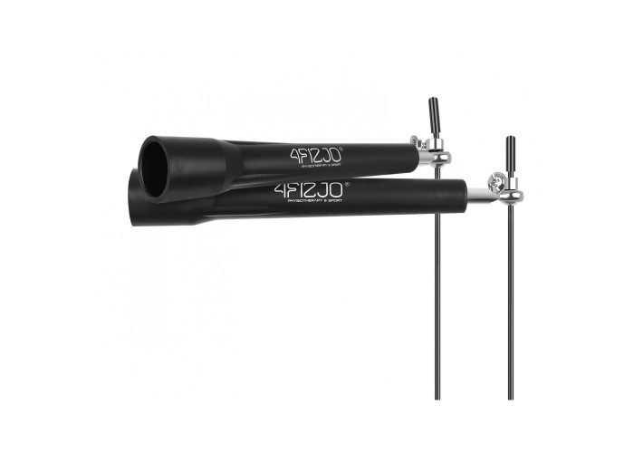 Скакалка швидкісна для кросфіту 4FIZJO Standard+ Black (P-5907739311528)